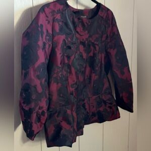 Ann Taylor Bold Floral Patterned Jacket